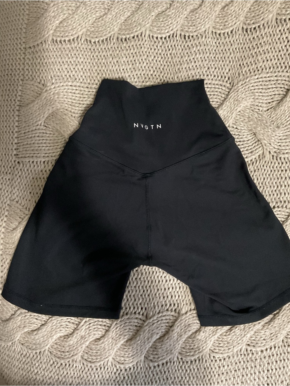 NVGTN Signature 2.0 Shorts Black XS Buttery Soft High Rise